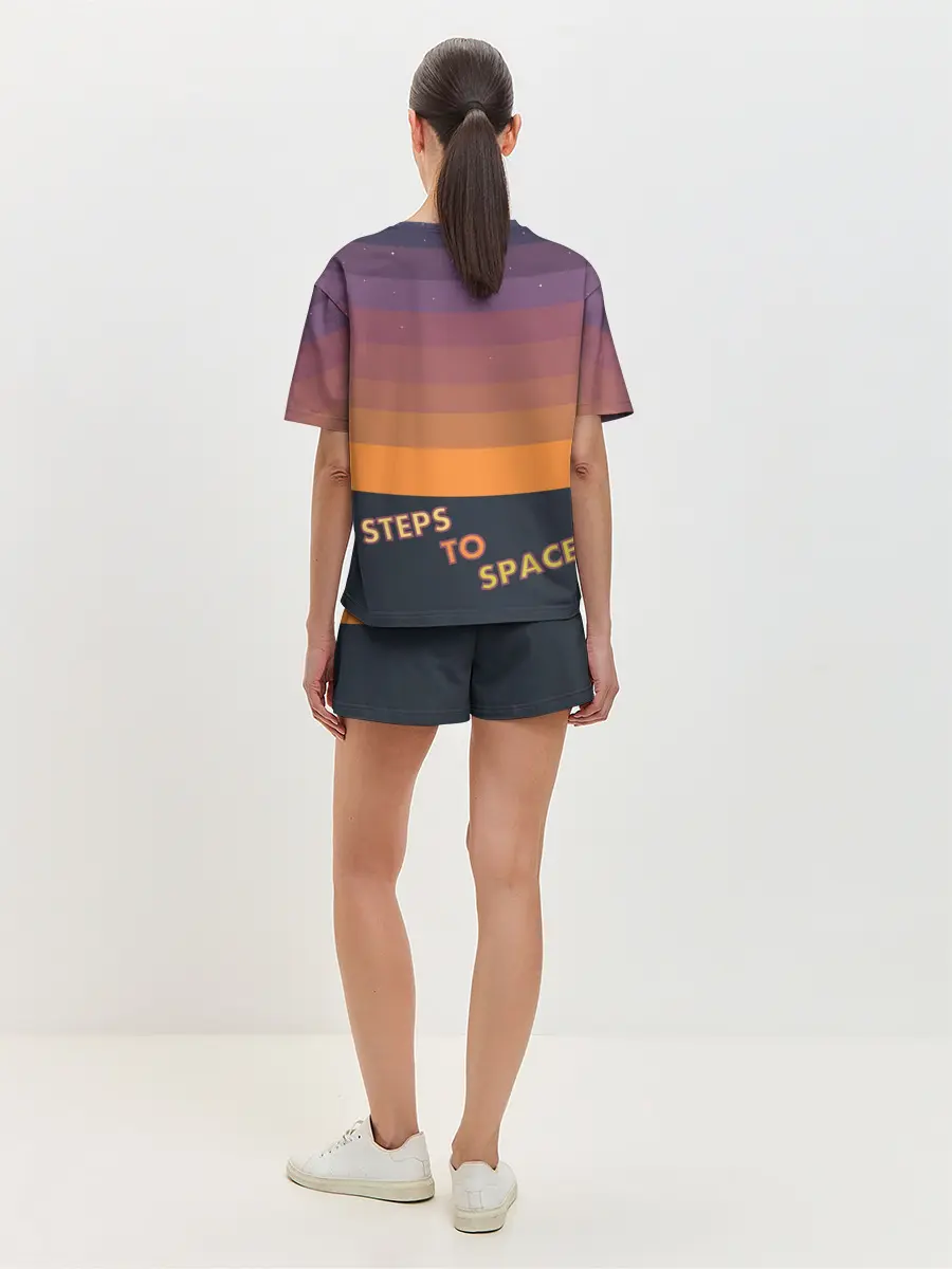 Женская пижама с шортами / STEPS TO SPACE