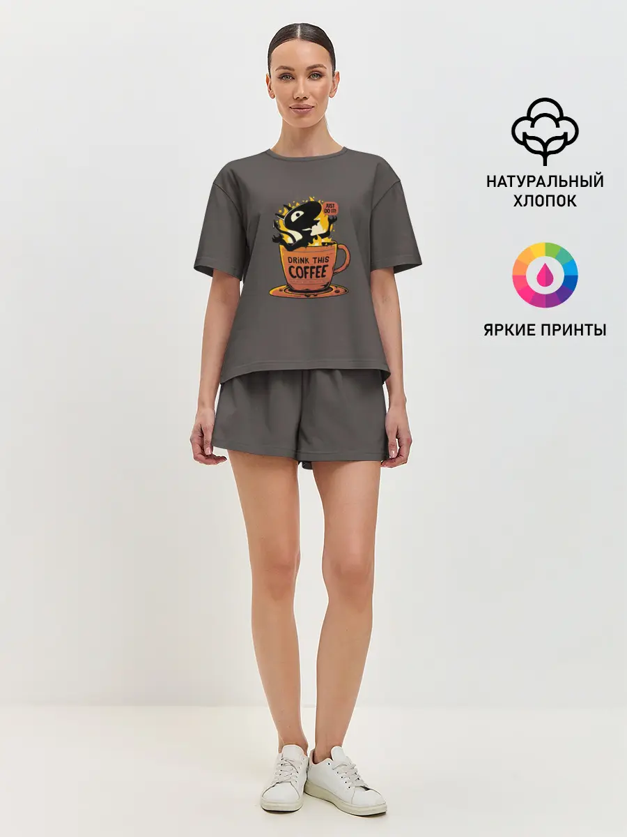 Женская пижама с шортами / Disenchantment. Just Do It!