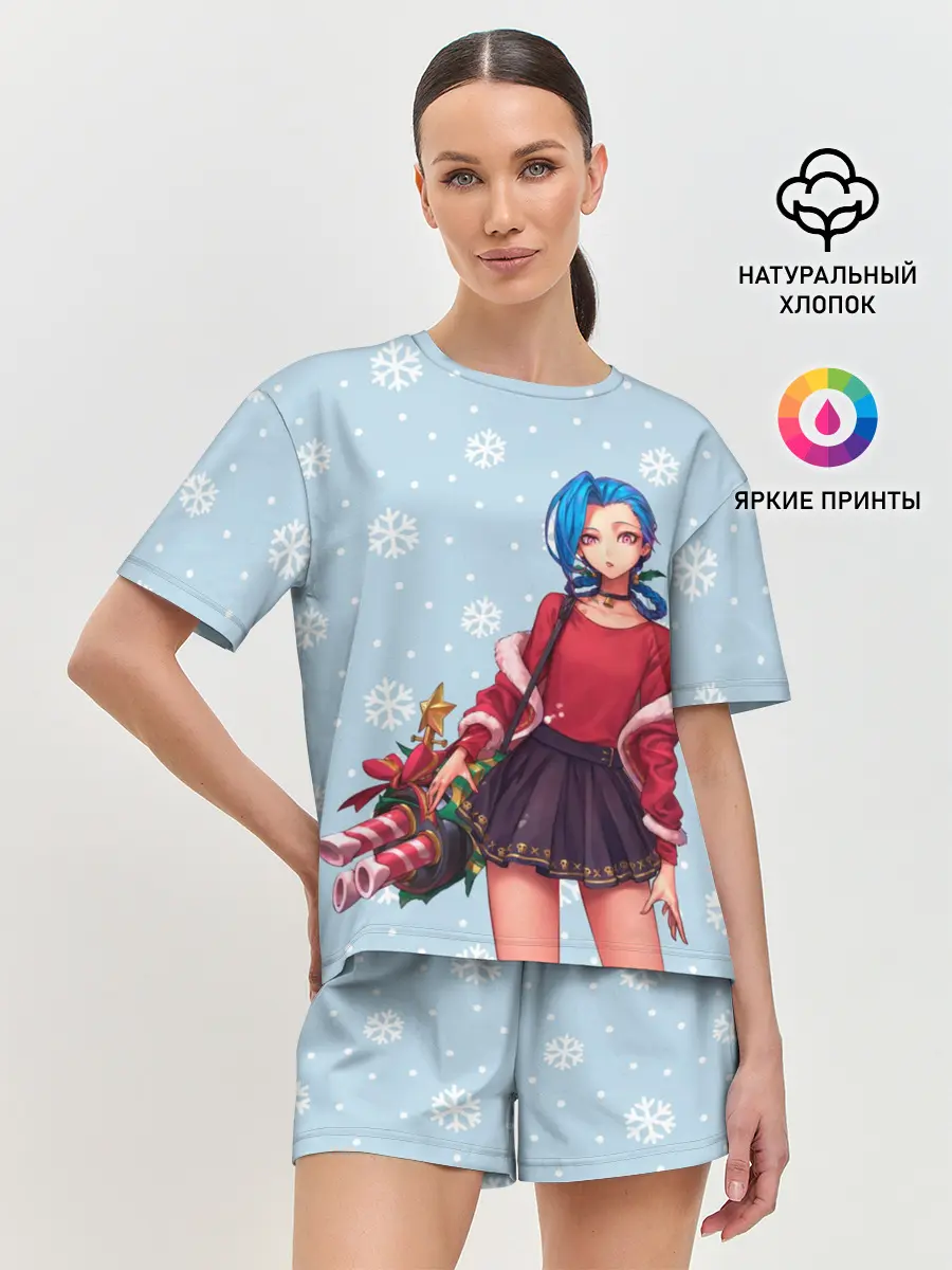 Женская пижама с шортами / New Year Jinx