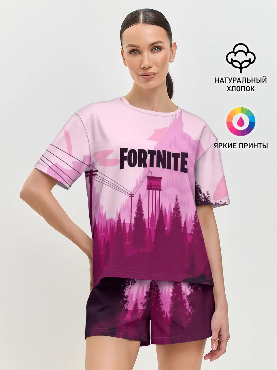 Женская пижама с шортами / FORTNITE