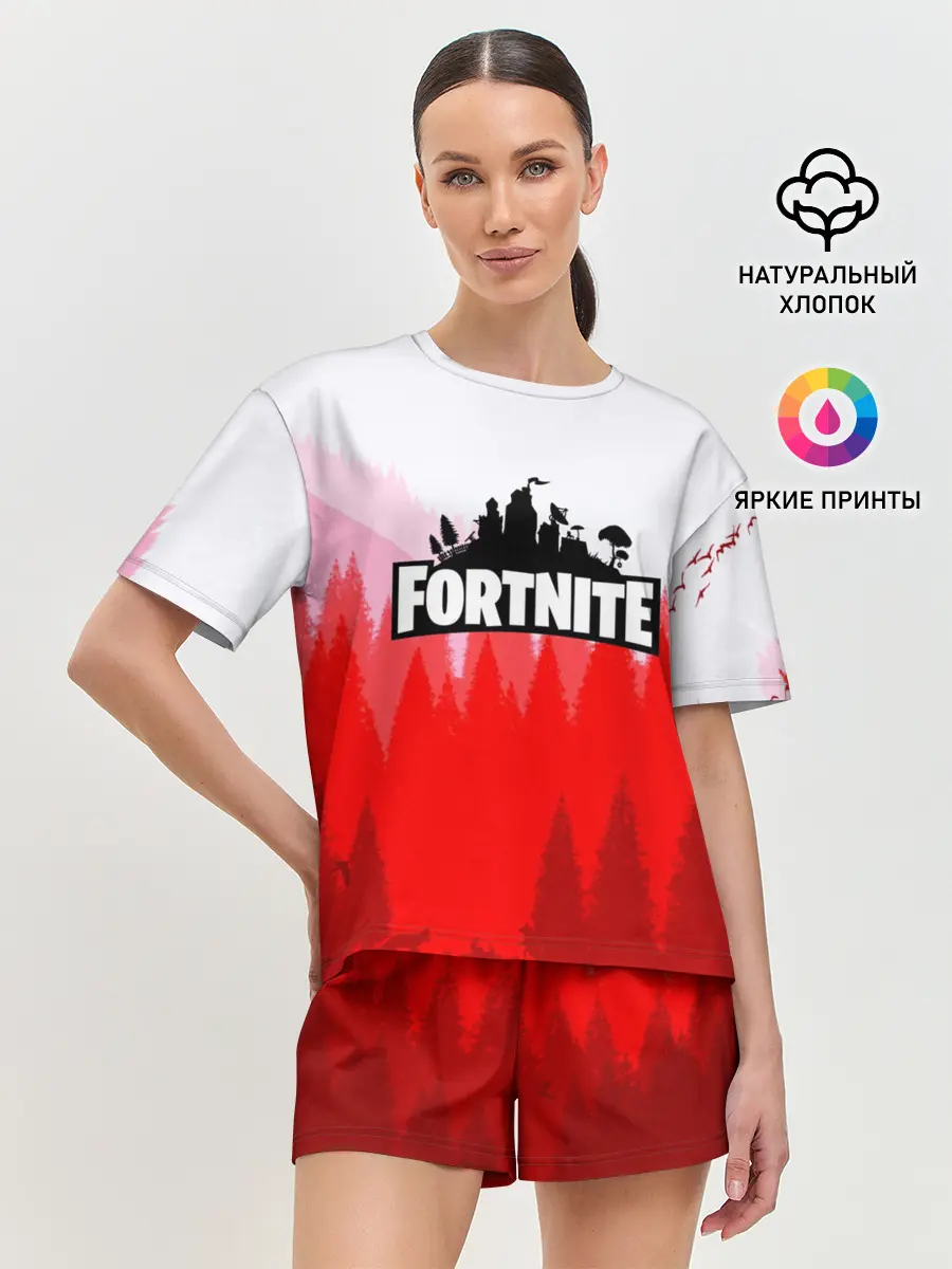 Женская пижама с шортами / FORTNITE