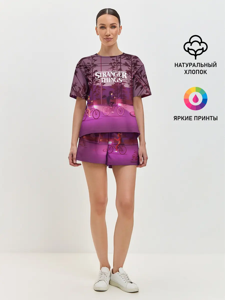 Женская пижама с шортами / STRANGER THINGS