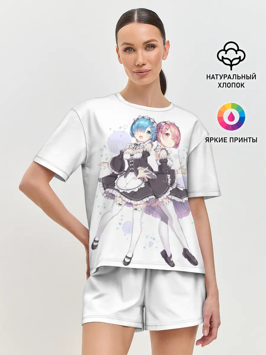 Женская пижама с шортами / Re Zero