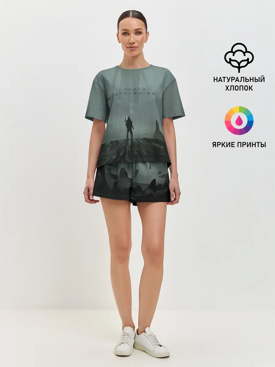 Женская пижама с шортами / Death Stranding