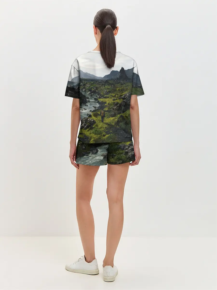 Женская пижама с шортами / Death Stranding