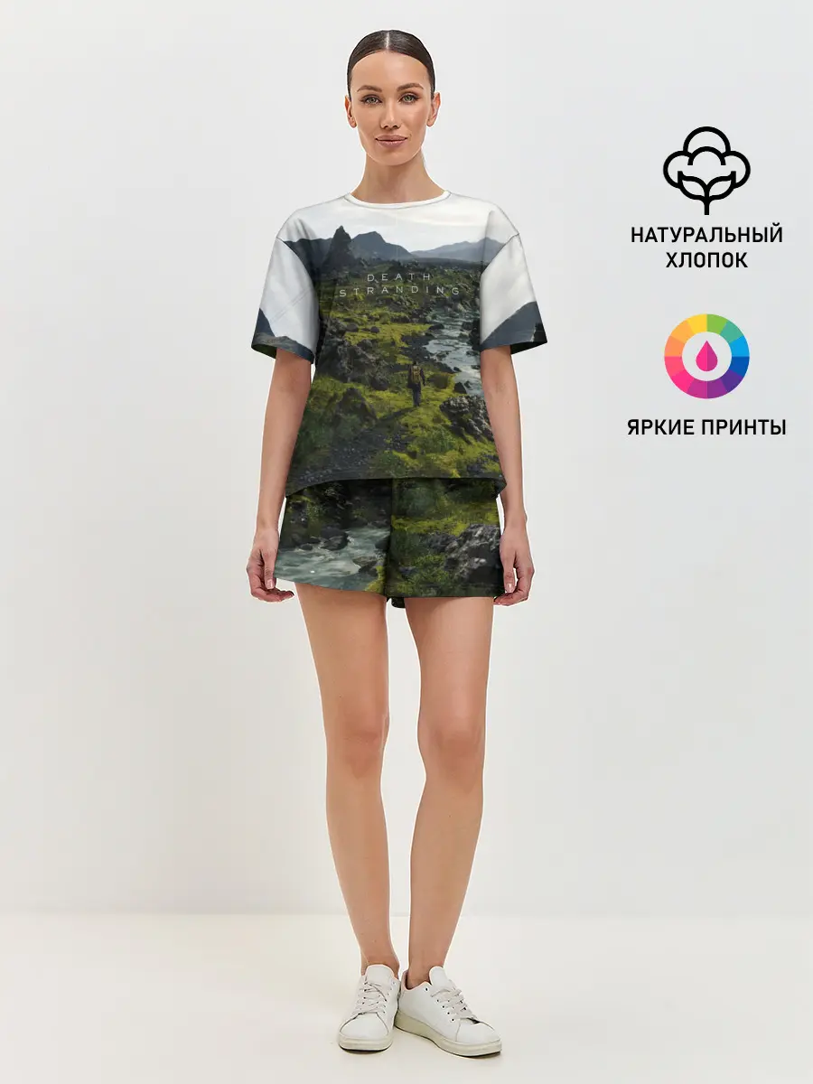 Женская пижама с шортами / Death Stranding
