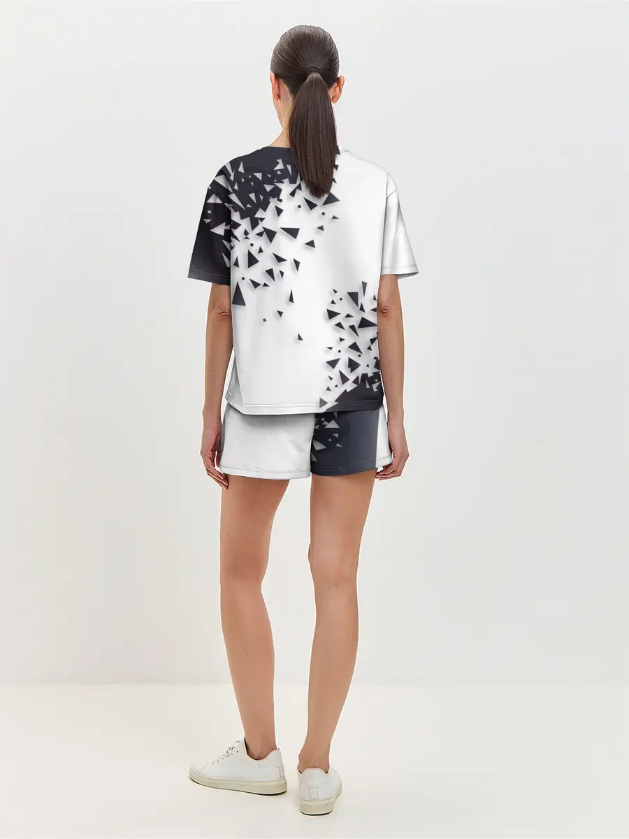 Женская пижама с шортами / PUBG Jacket Black