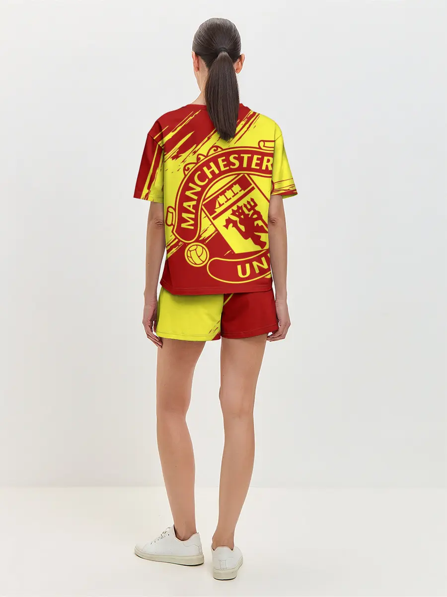 Женская пижама с шортами / Манчестер Юнайтед
