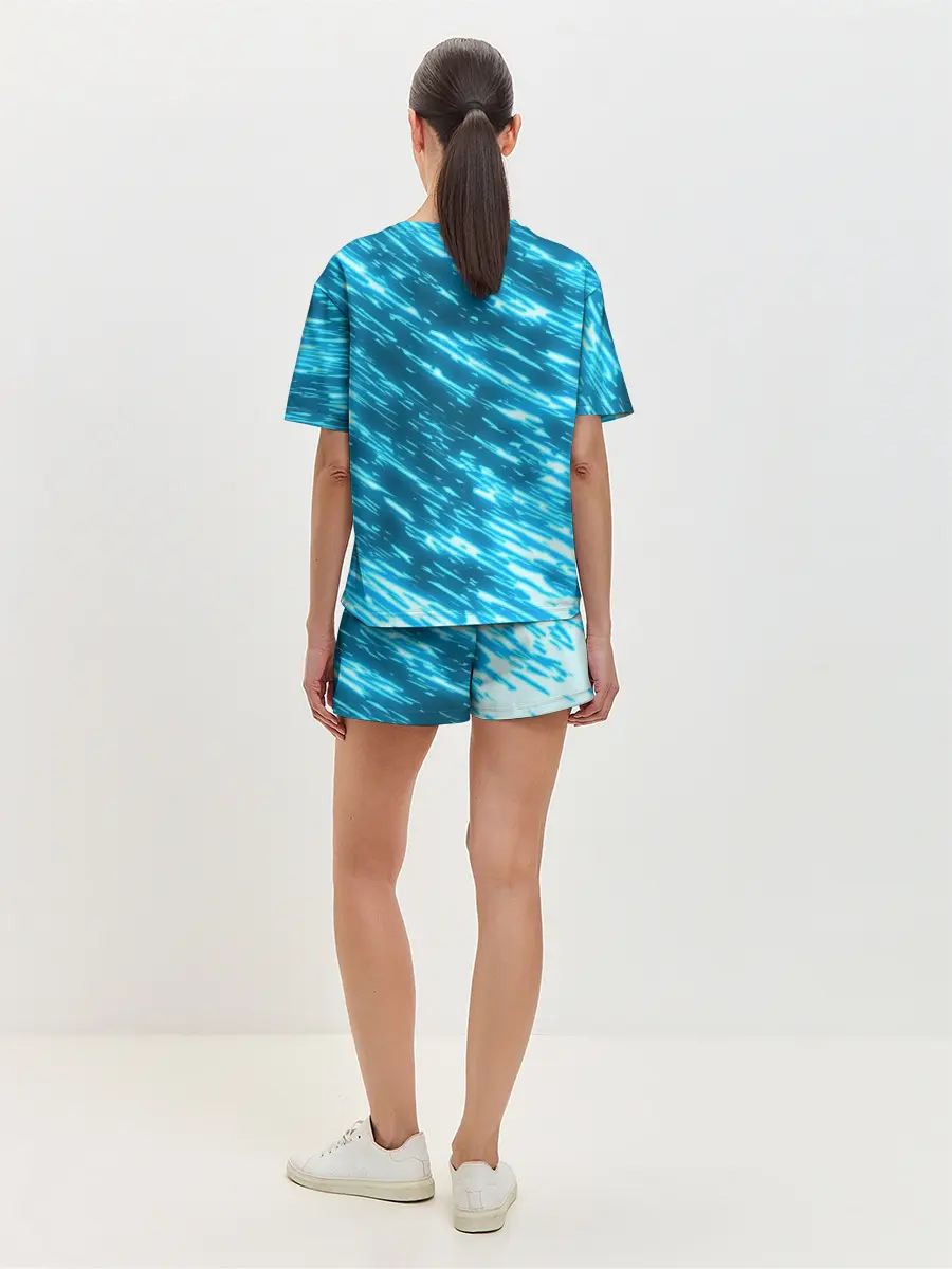 Женская пижама с шортами / ЛЕДЯНОЙ ШТОРМ