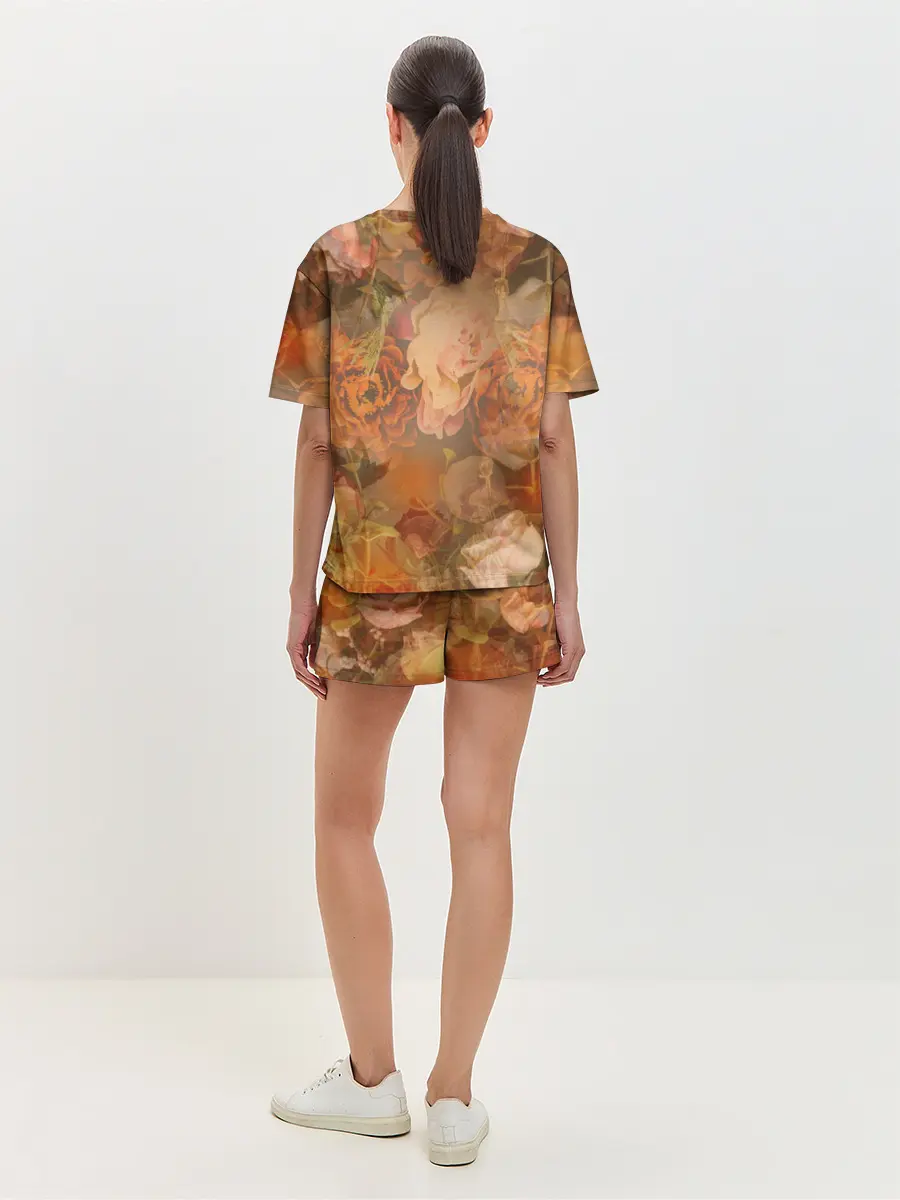 Женская пижама с шортами / Lil Peep rose