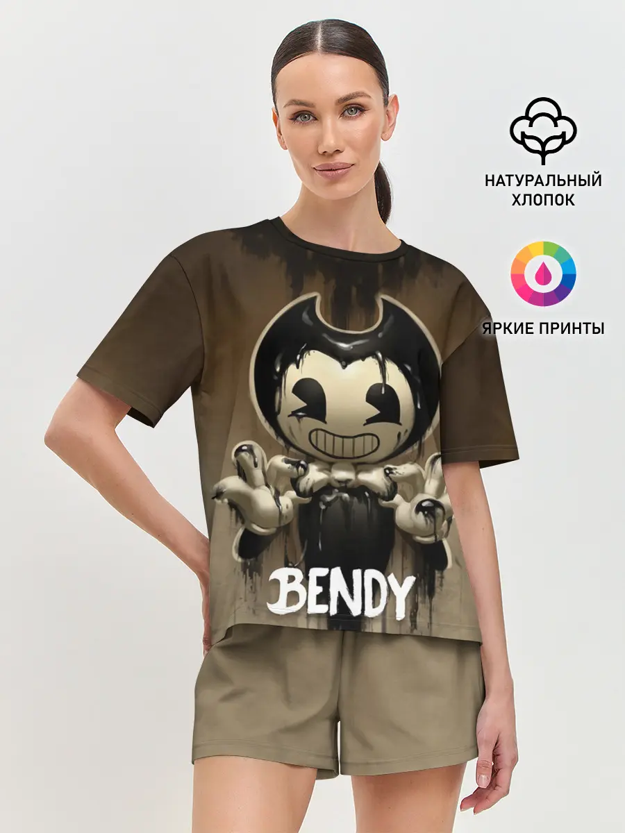 Женская пижама с шортами / Bendy