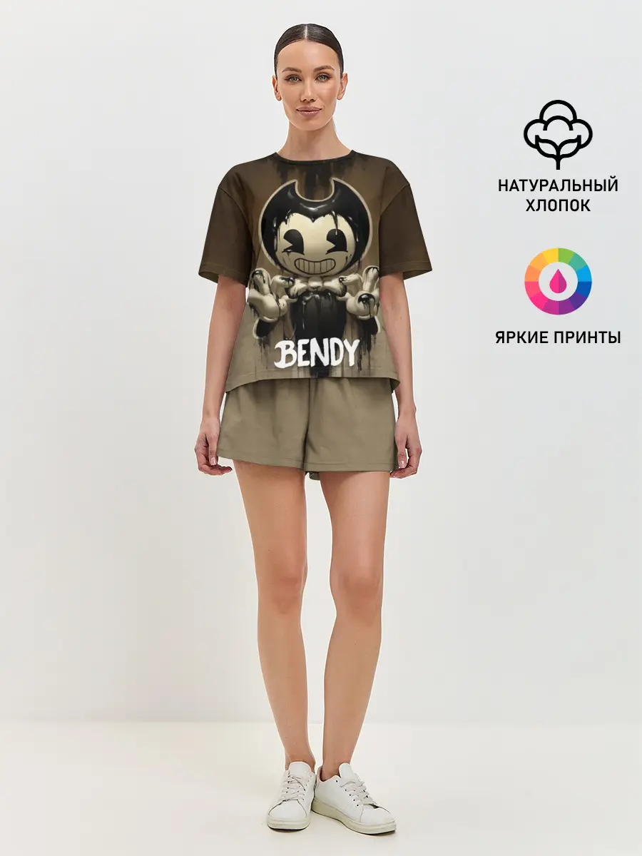 Женская пижама с шортами / Bendy