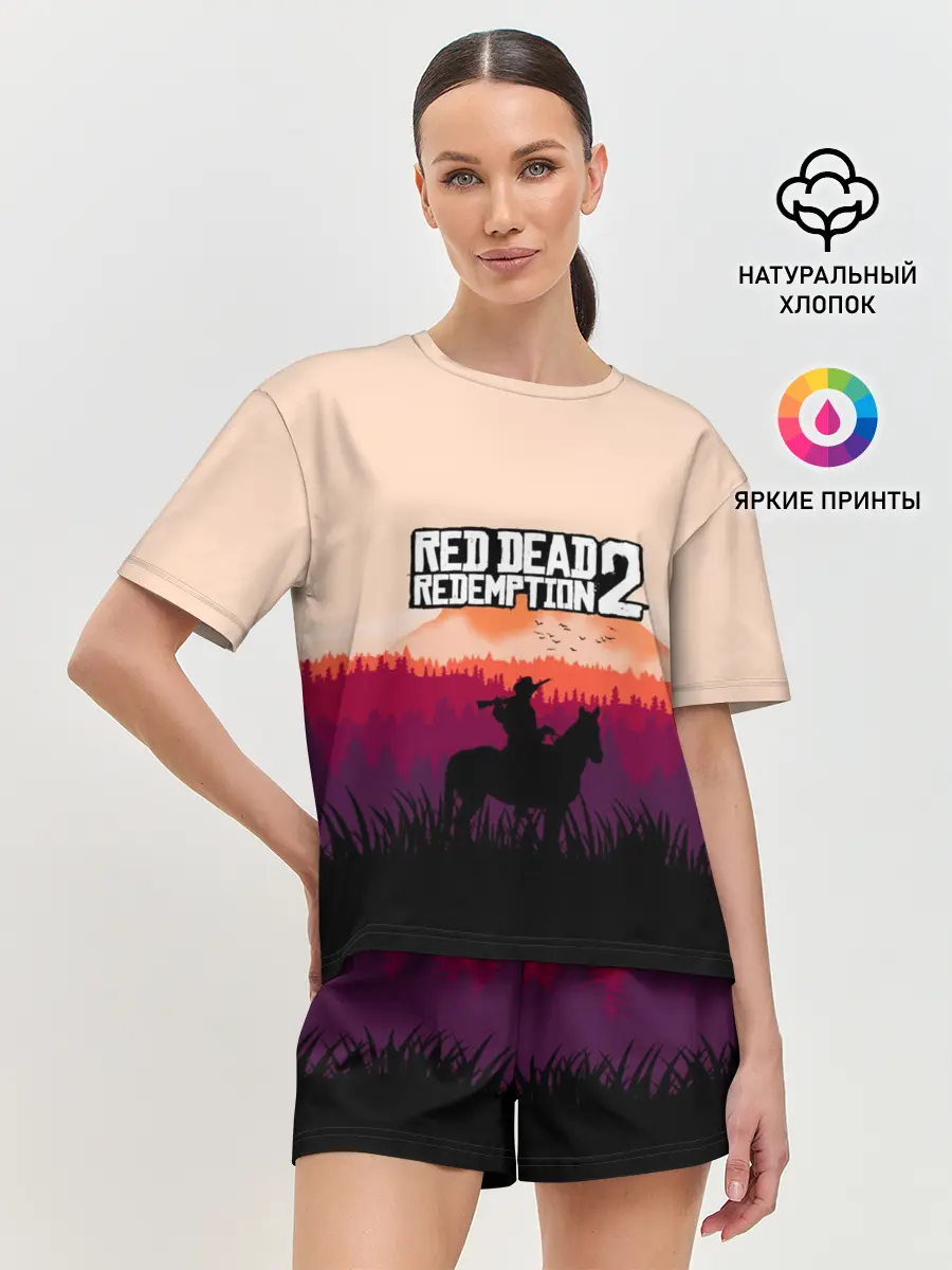 Женская пижама с шортами / Red Dead Redemption