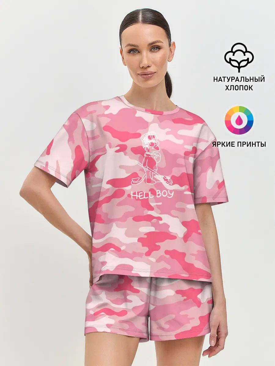 Женская пижама с шортами / Hellboy