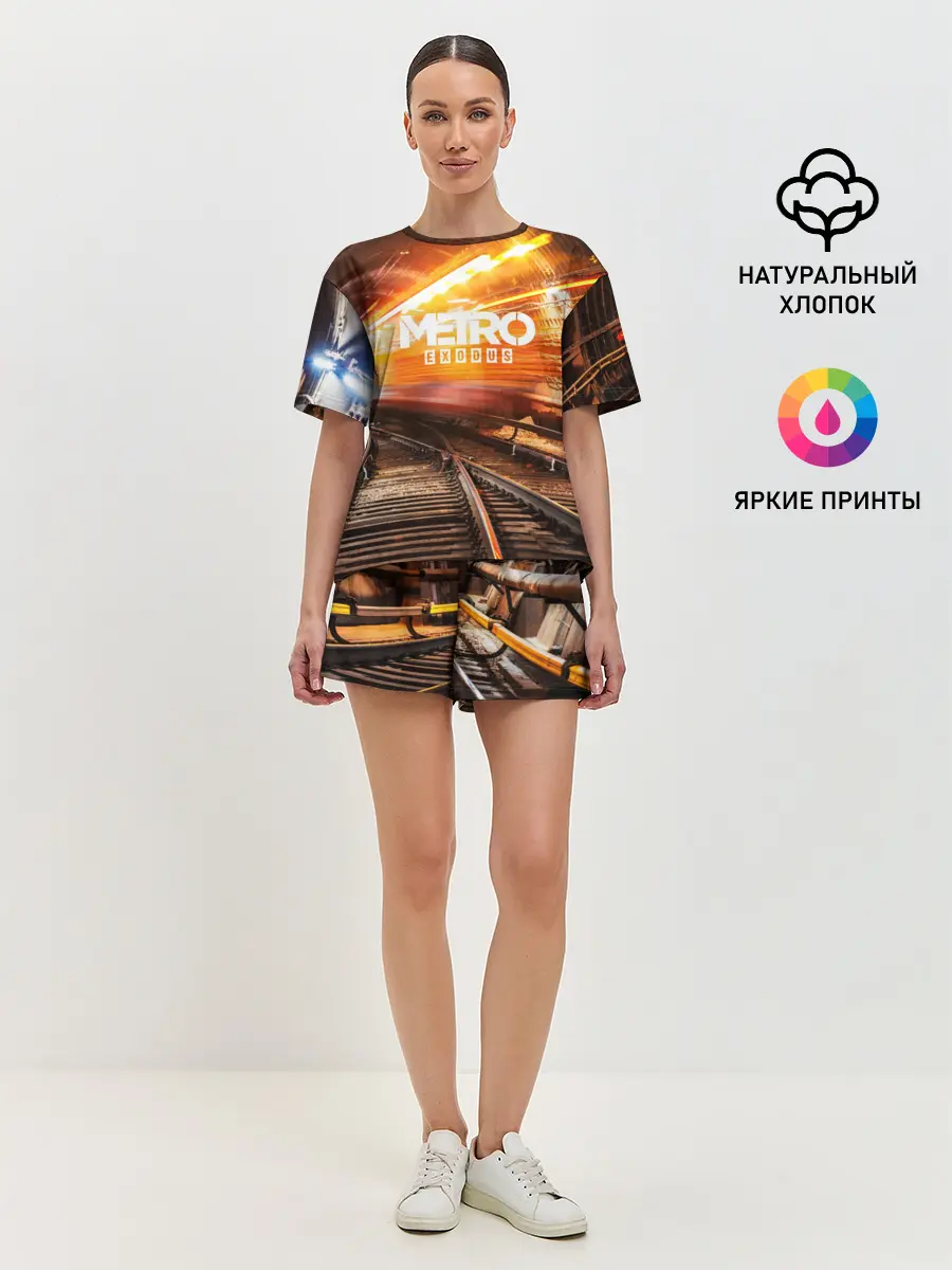 Женская пижама с шортами / metro exodus