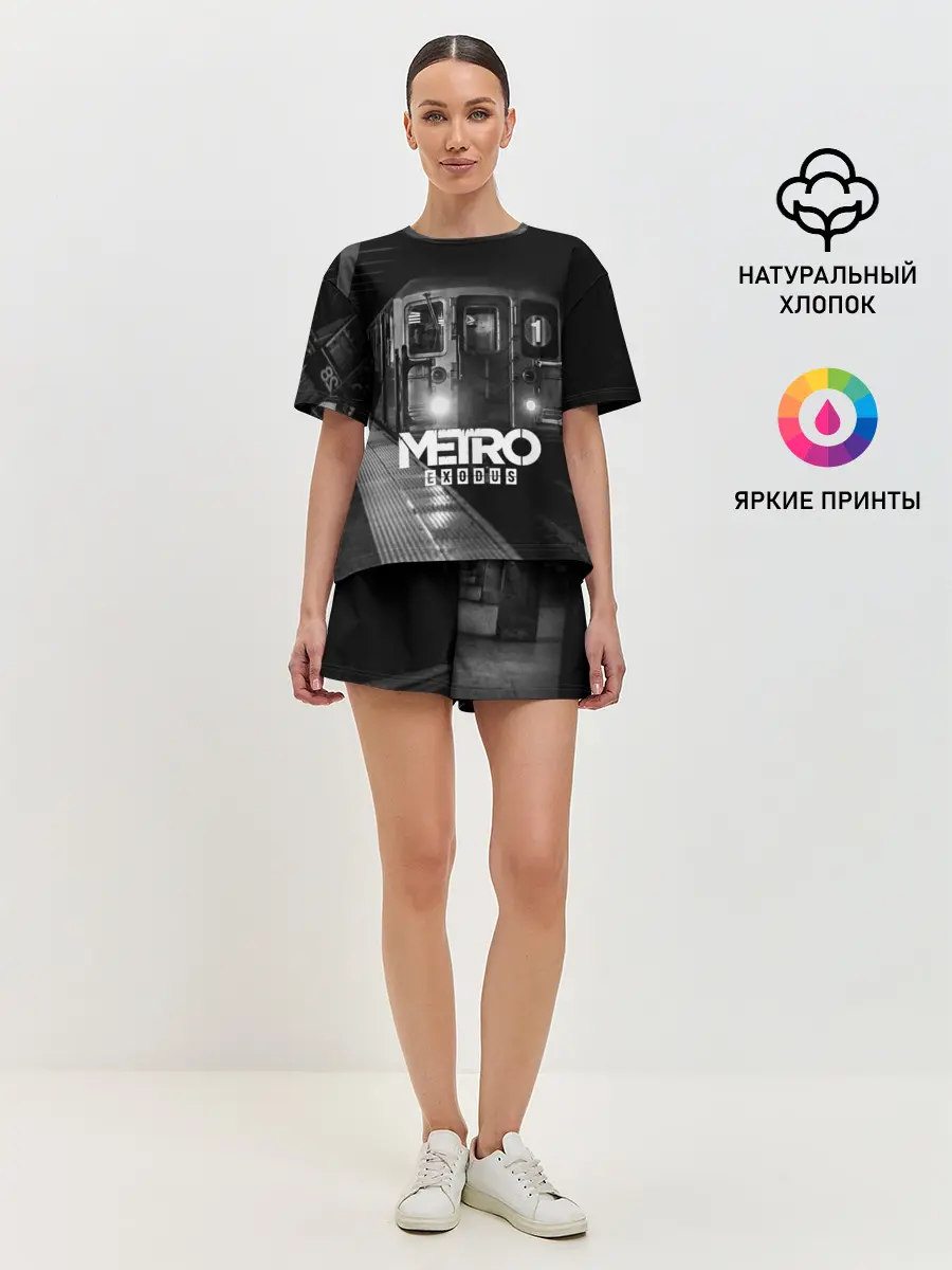 Женская пижама с шортами / METRO