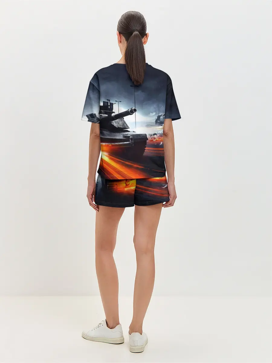 Женская пижама с шортами / BATTLEFIELD