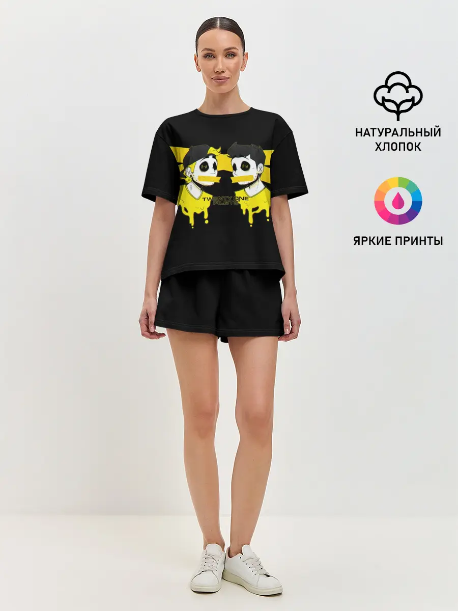 Женская пижама с шортами / Twenty One Pilots