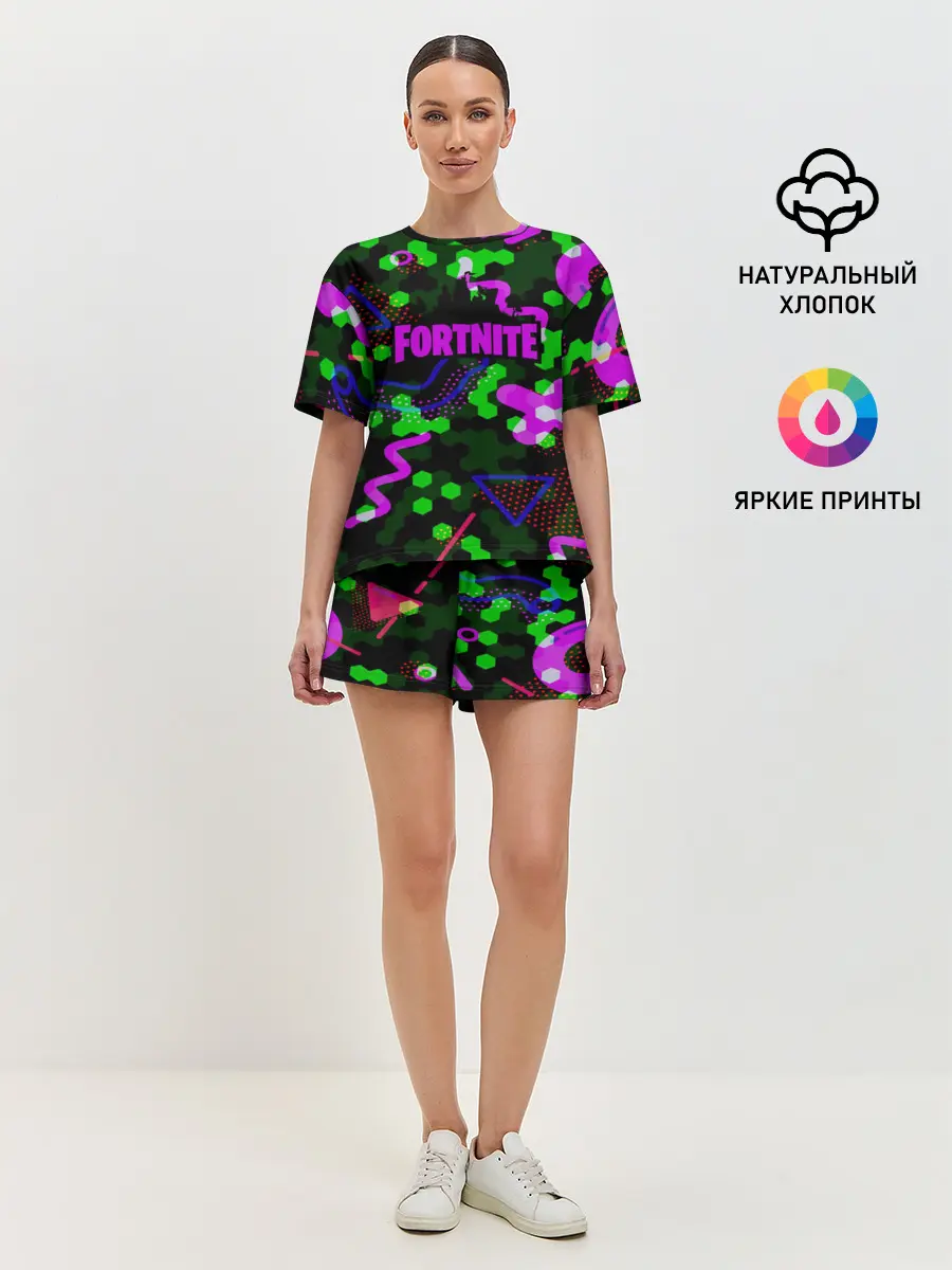 Женская пижама с шортами / FORTNITE