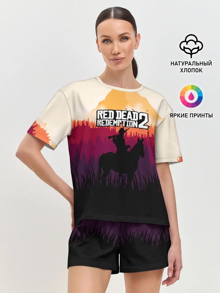 Женская пижама с шортами / Red Dead Redemption 2