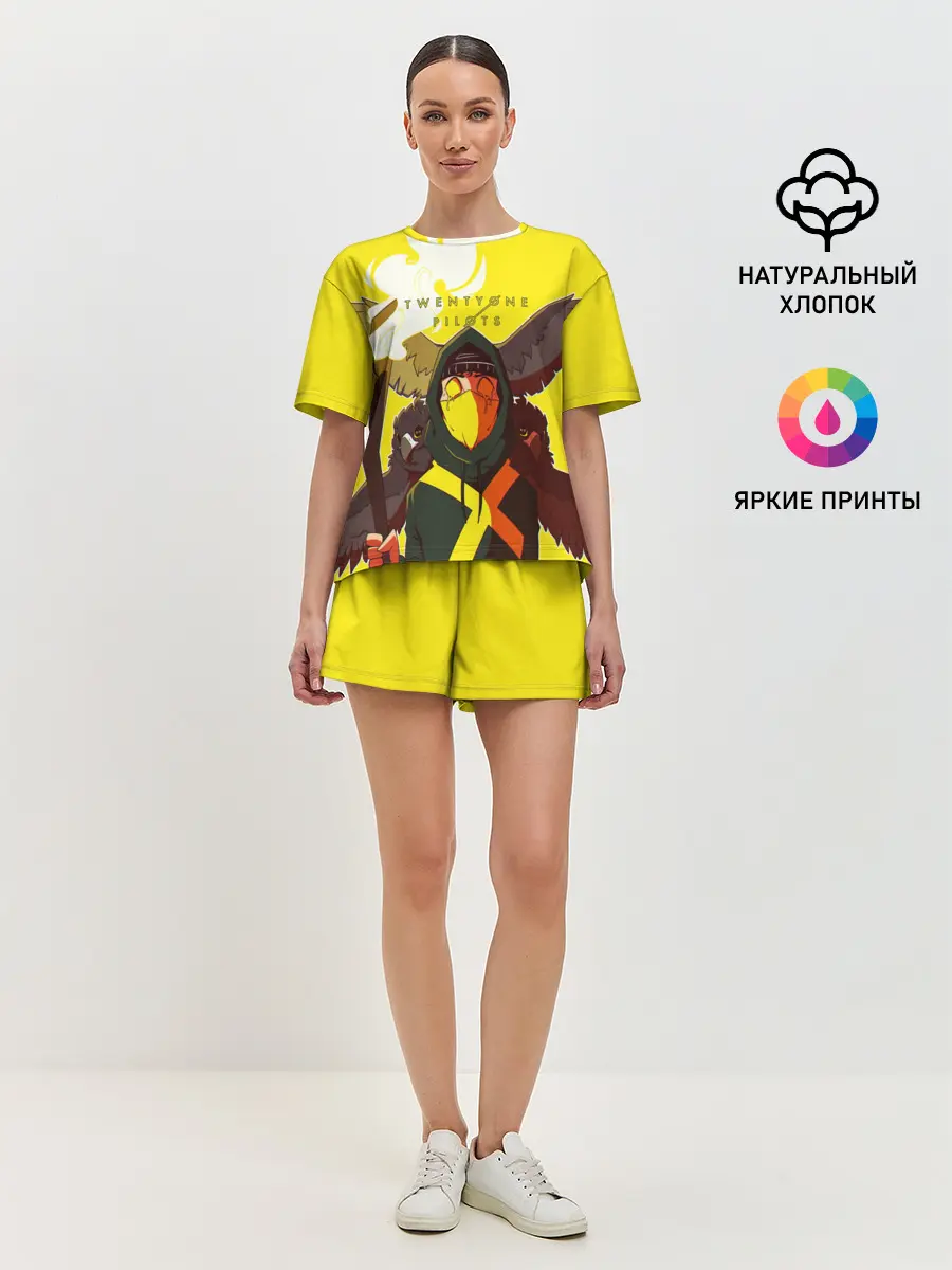Женская пижама с шортами / Twenty one pilots