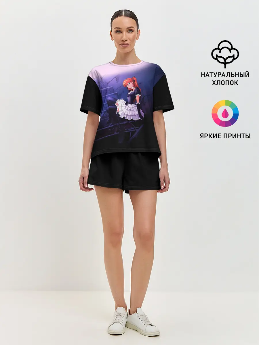 Женская пижама с шортами / АСКА ЛЭНГЛИ горничная