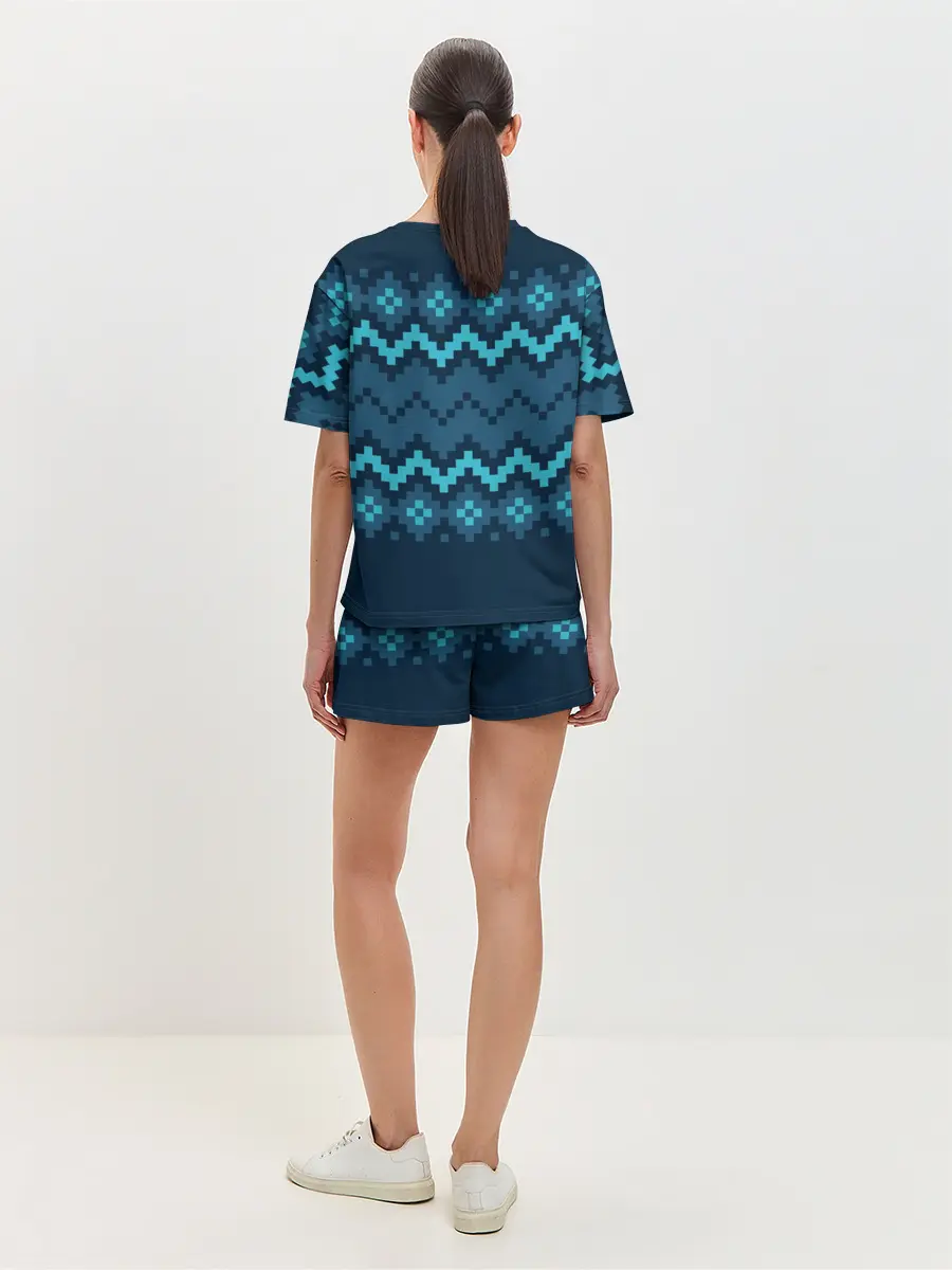 Женская пижама с шортами / Марио Санта Клаус