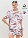 Женская пижама с шортами / Сакура