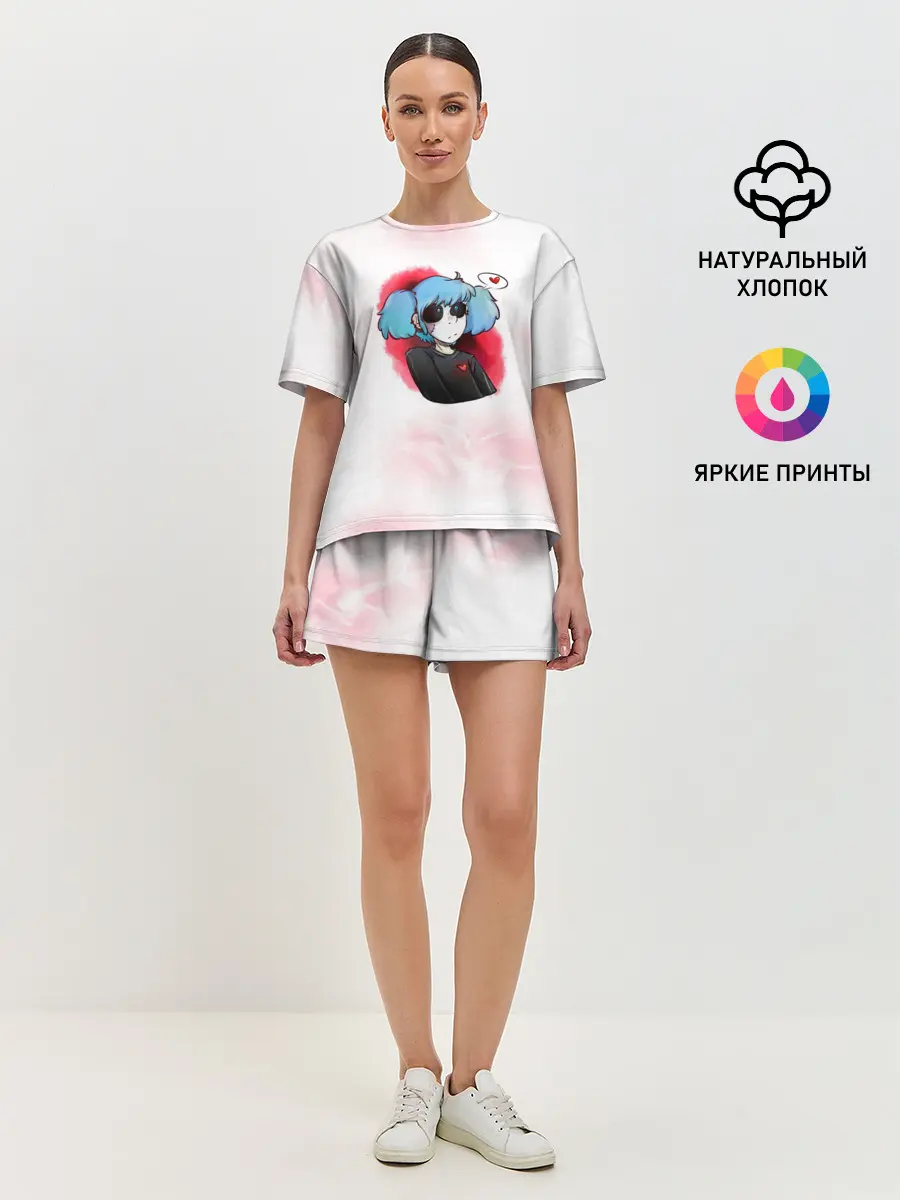 Женская пижама с шортами / Sally Face