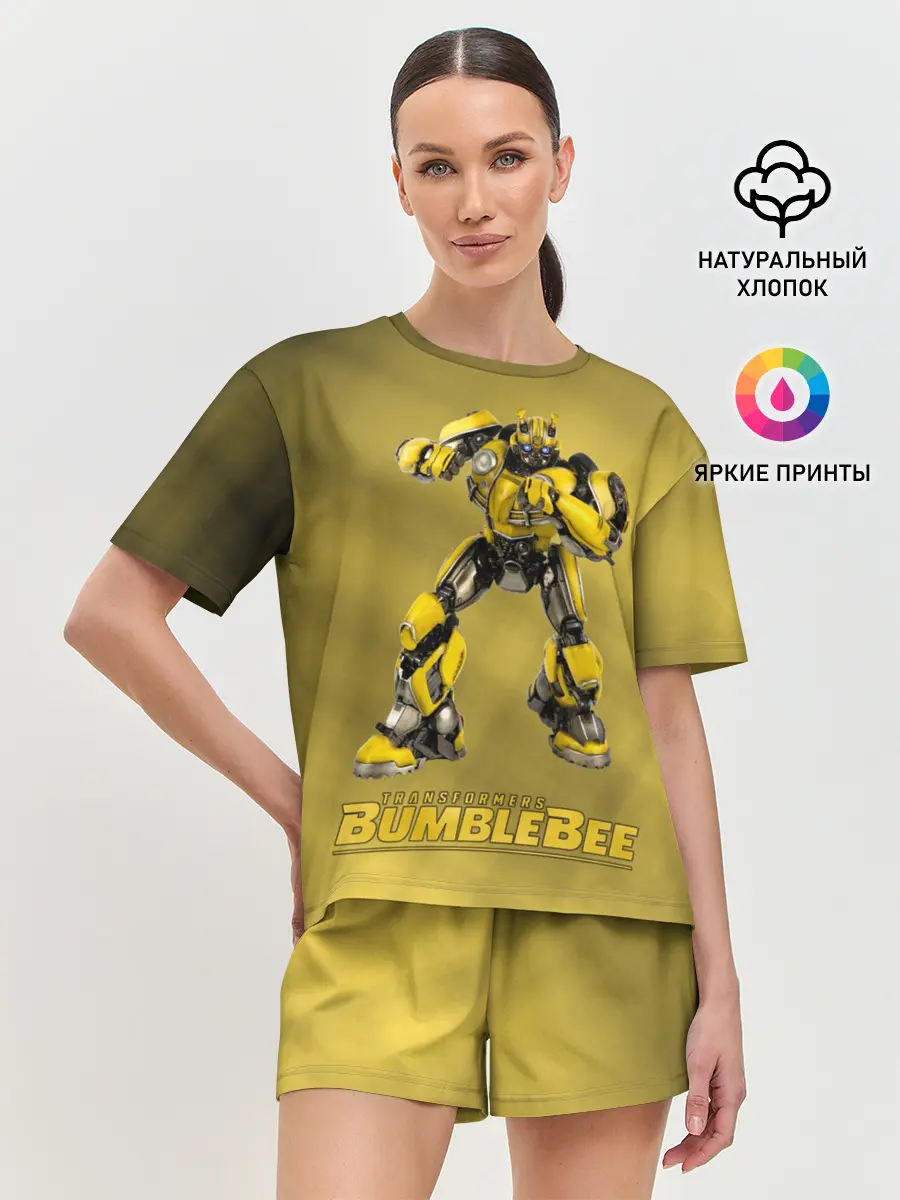 Женская пижама с шортами / Bumblebee -3-