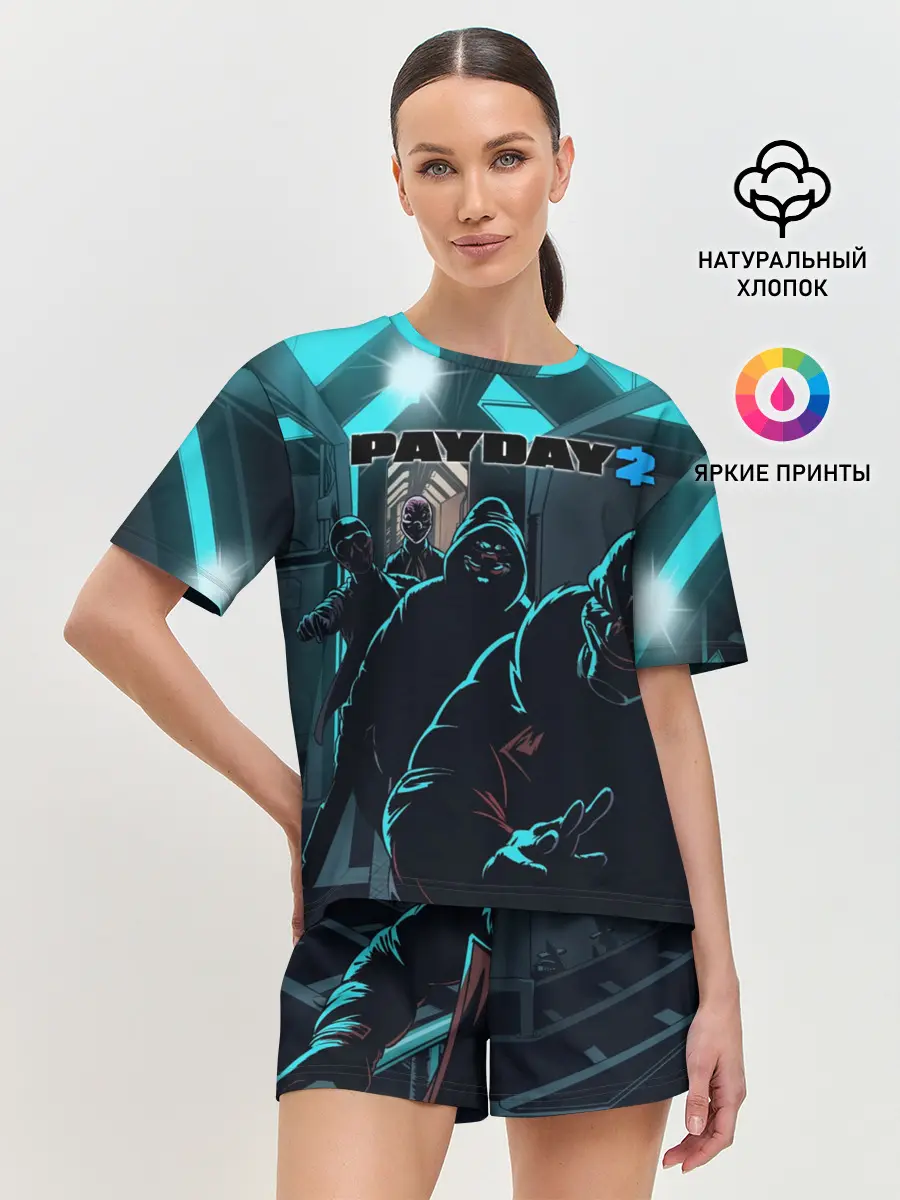 Женская пижама с шортами / Payday 2