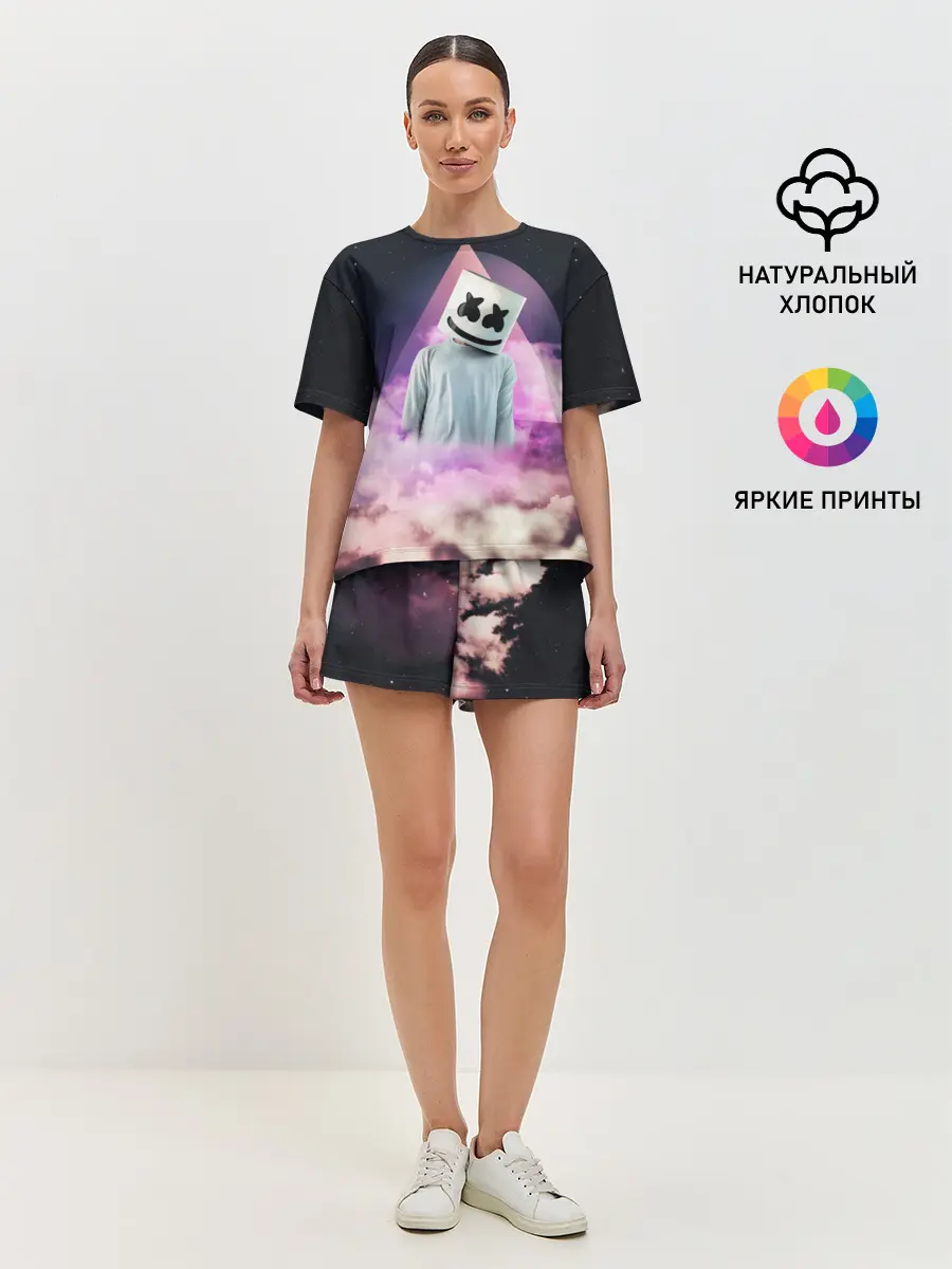 Женская пижама с шортами / Marshmallow