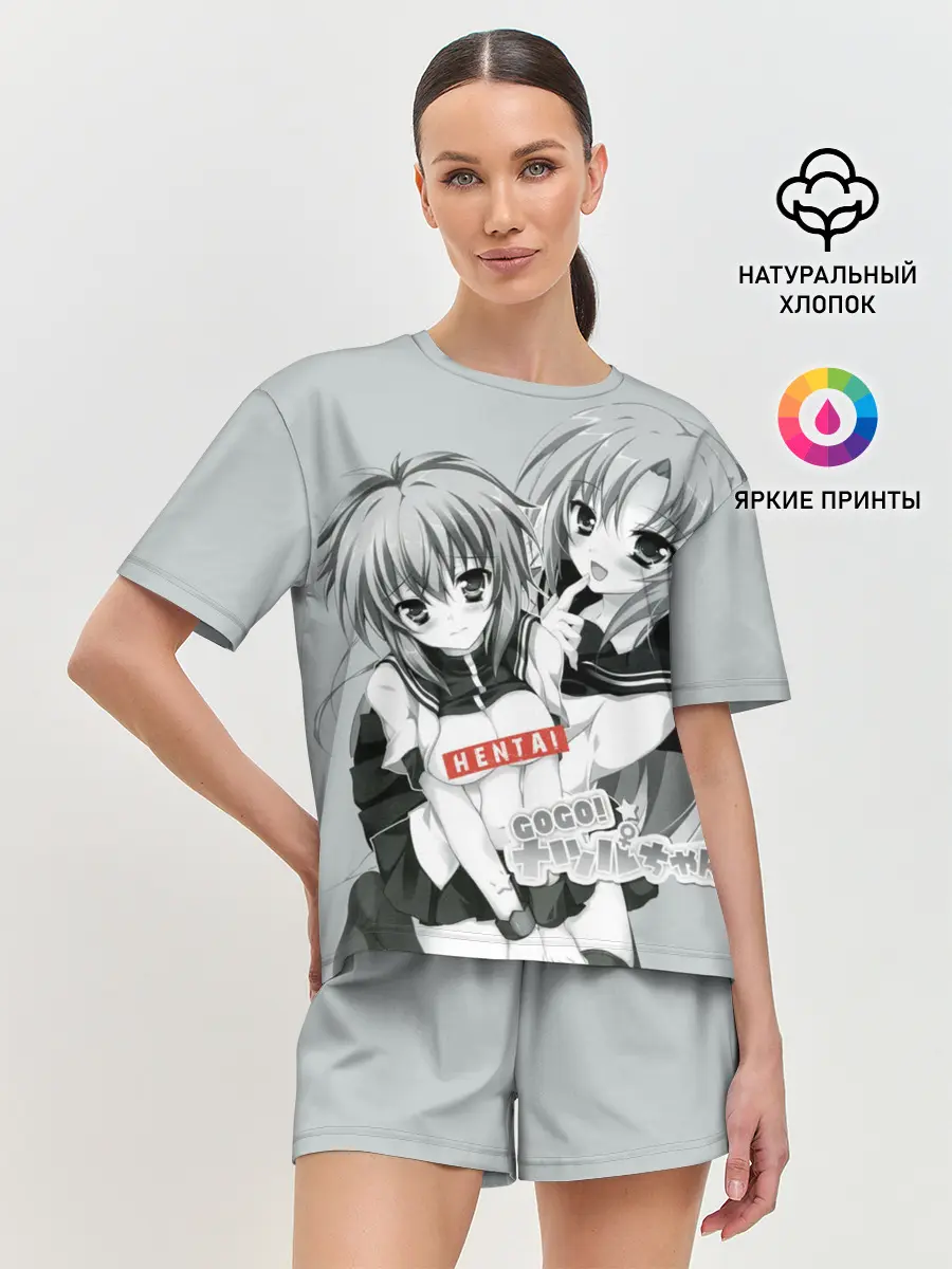 Женская пижама с шортами / Японская анимация