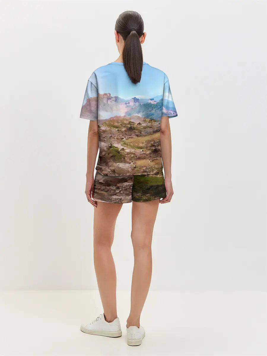 Женская пижама с шортами / Танки