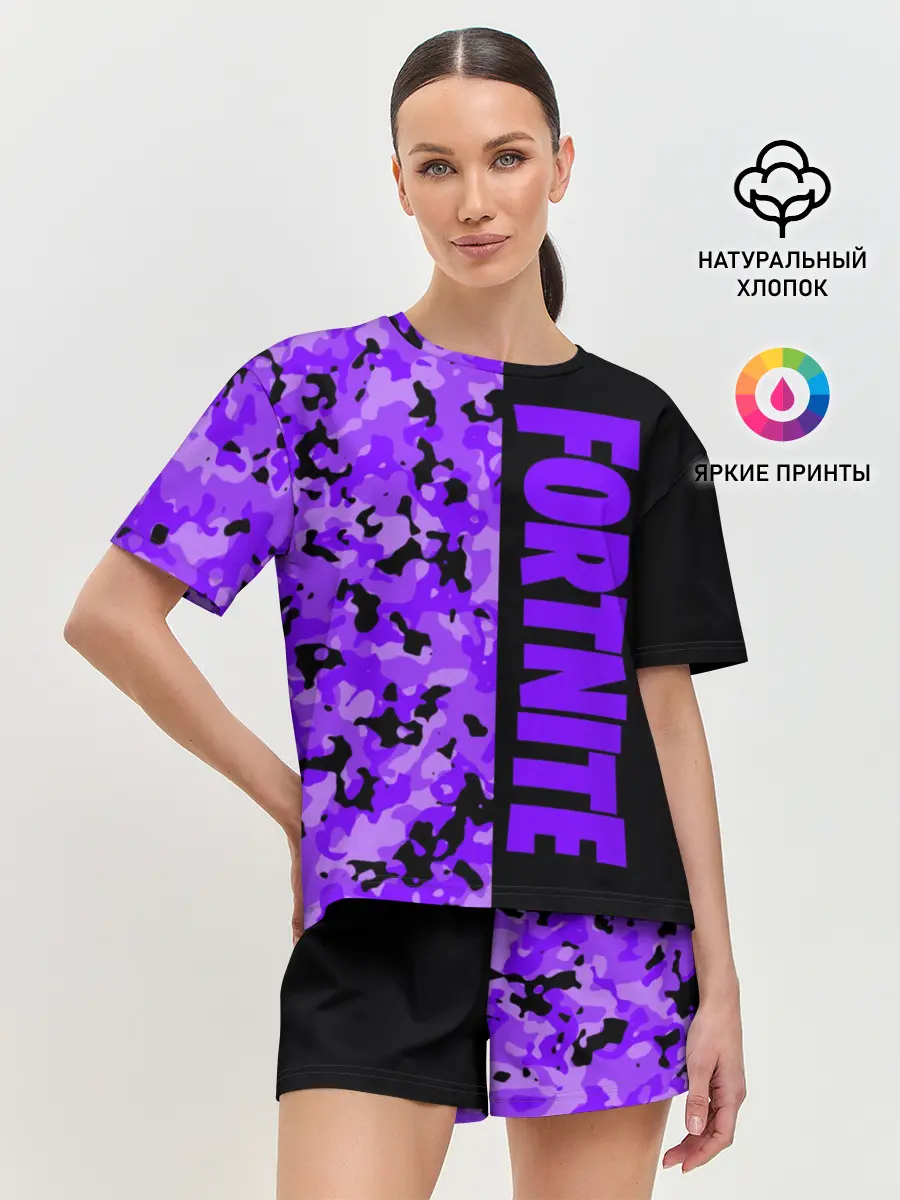 Женская пижама с шортами / Fortnite