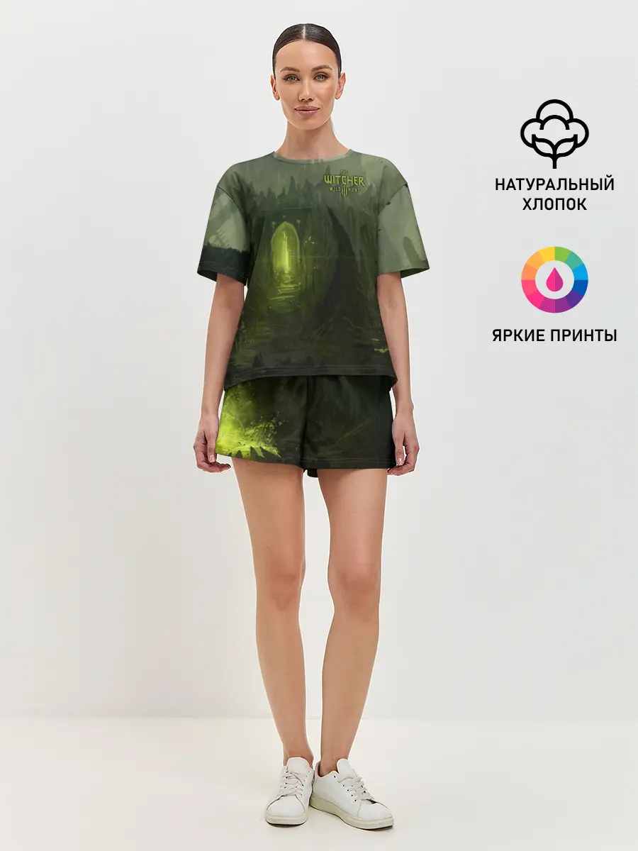 Женская пижама с шортами / Ведьмак 3: Дикая Охота