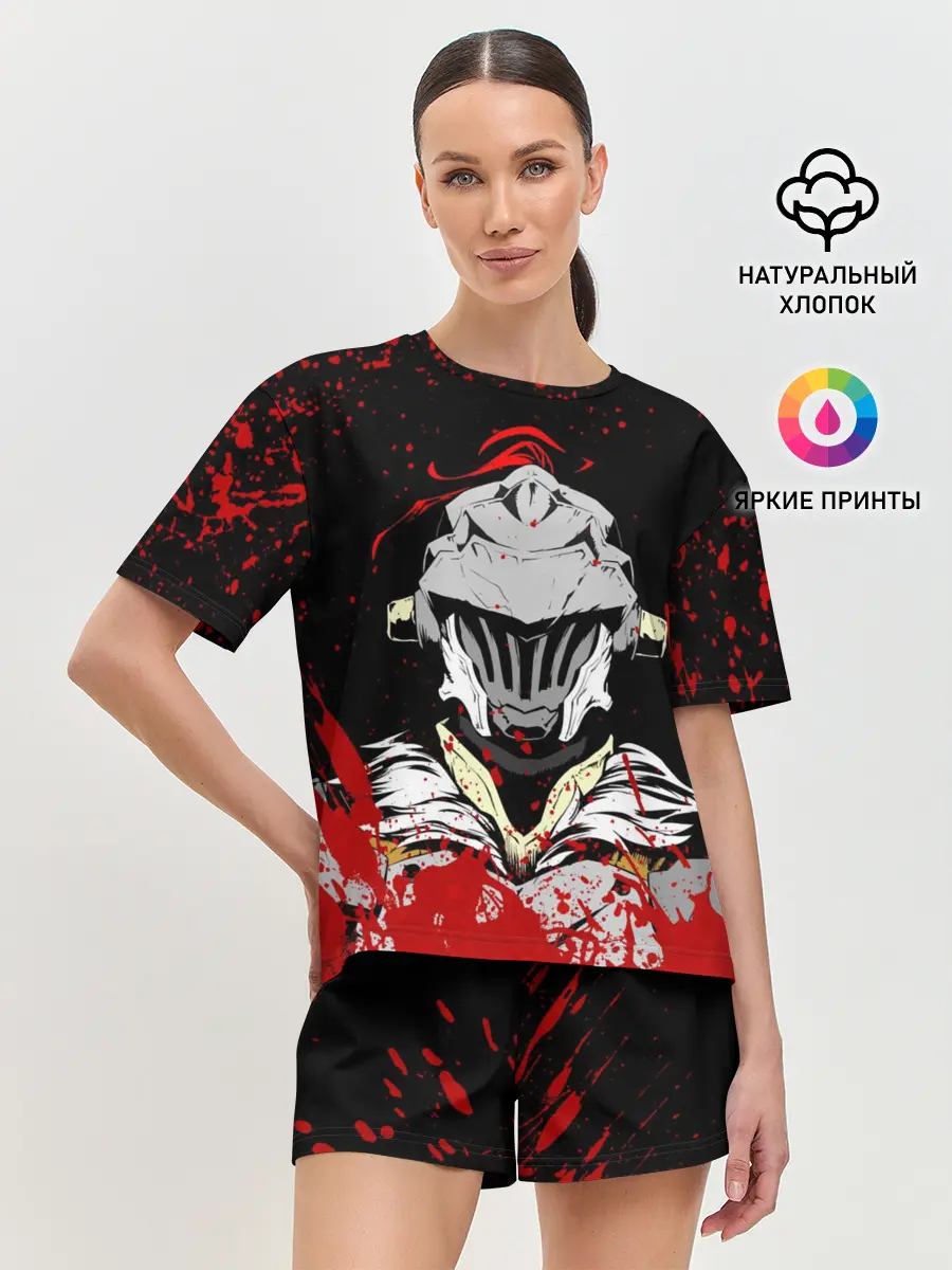 Женская пижама с шортами / Goblin Slayer stains