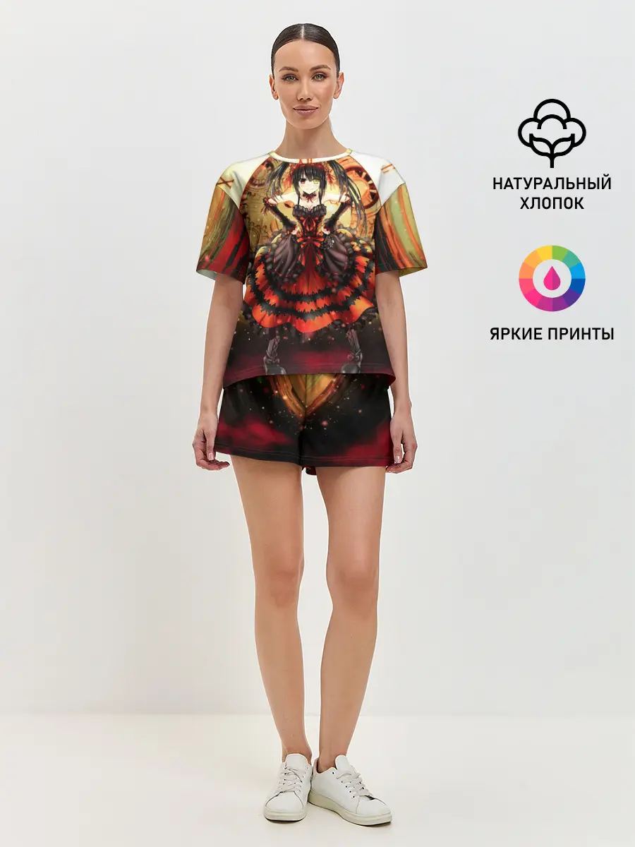 Женская пижама с шортами / Date A Live - Kurumi Tokisaki