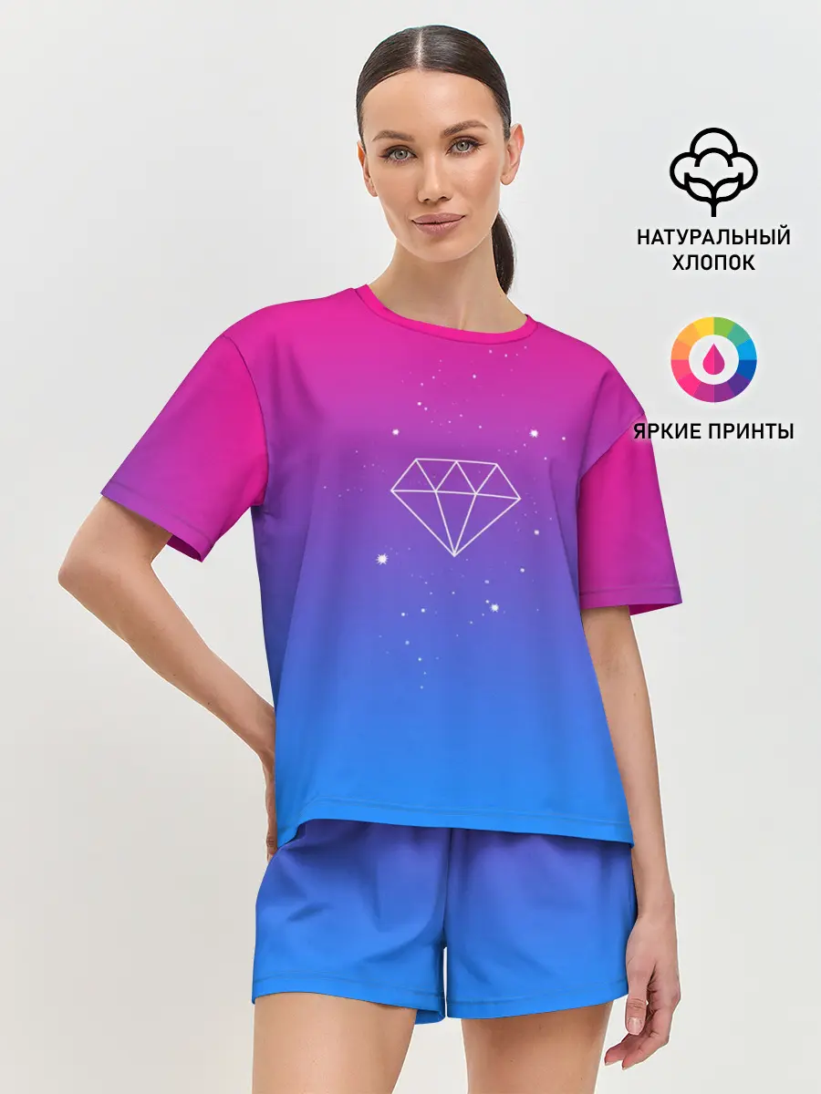 Женская пижама с шортами / Diamond