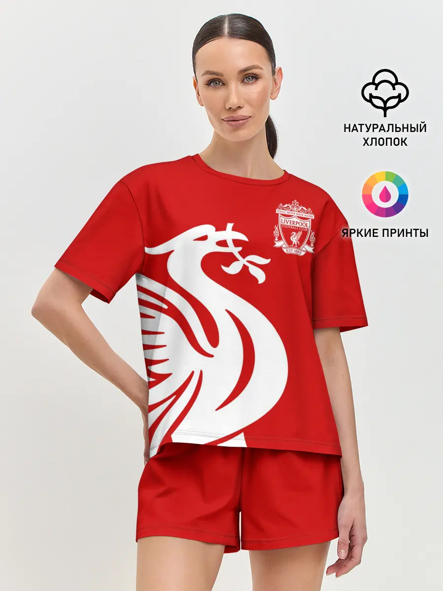 Женская пижама с шортами / Ливерпуль