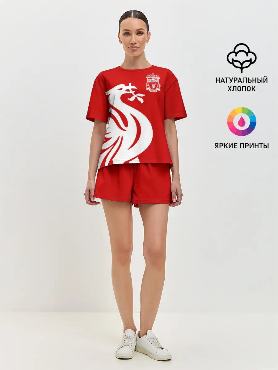 Женская пижама с шортами / Ливерпуль