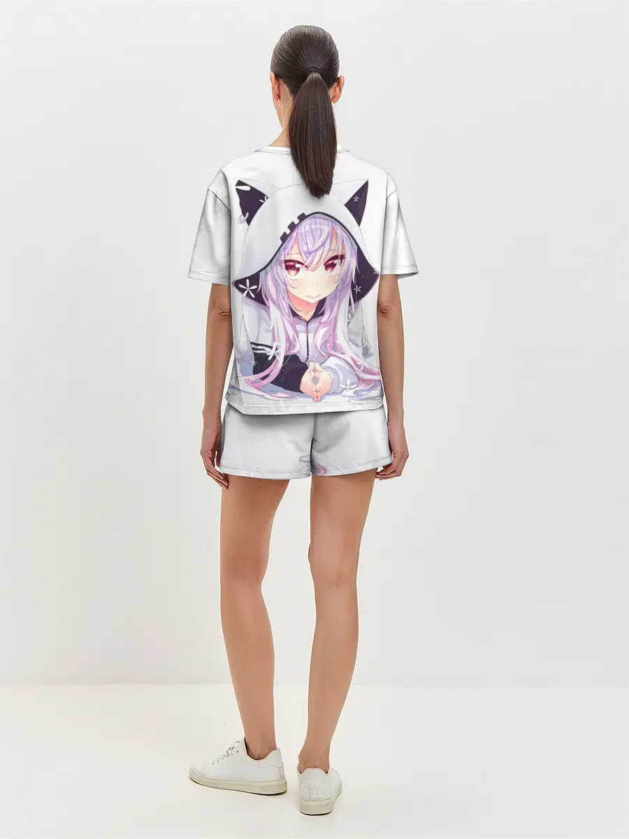 Женская пижама с шортами / Няшная тян