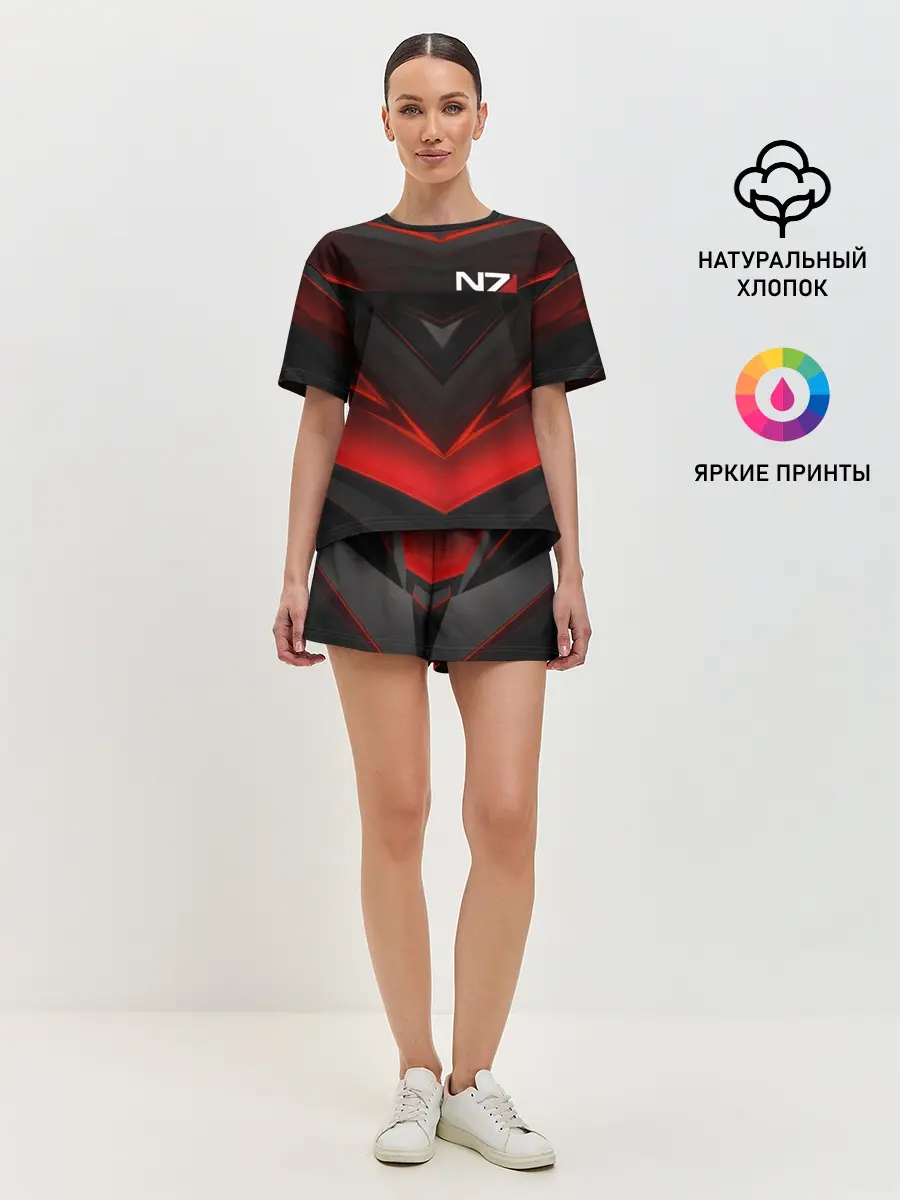 Женская пижама с шортами / MASS EFFECT N7