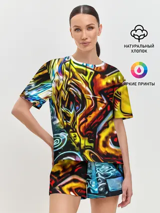 Женская пижама с шортами / Твой уличный стиль!