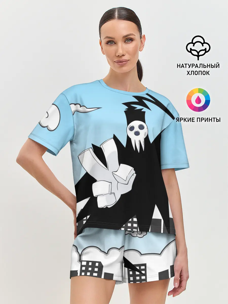 Женская пижама с шортами / Soul Eater - Shinigami