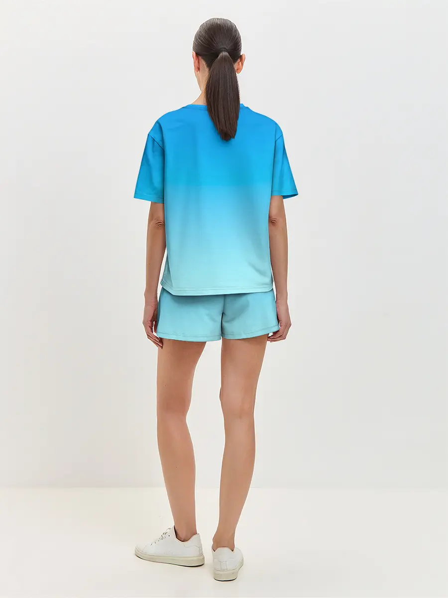 Женская пижама с шортами / куча мала One Piece