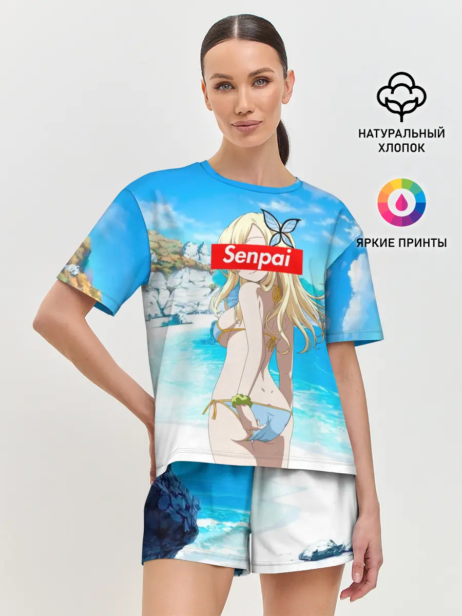 Женская пижама с шортами / Anime