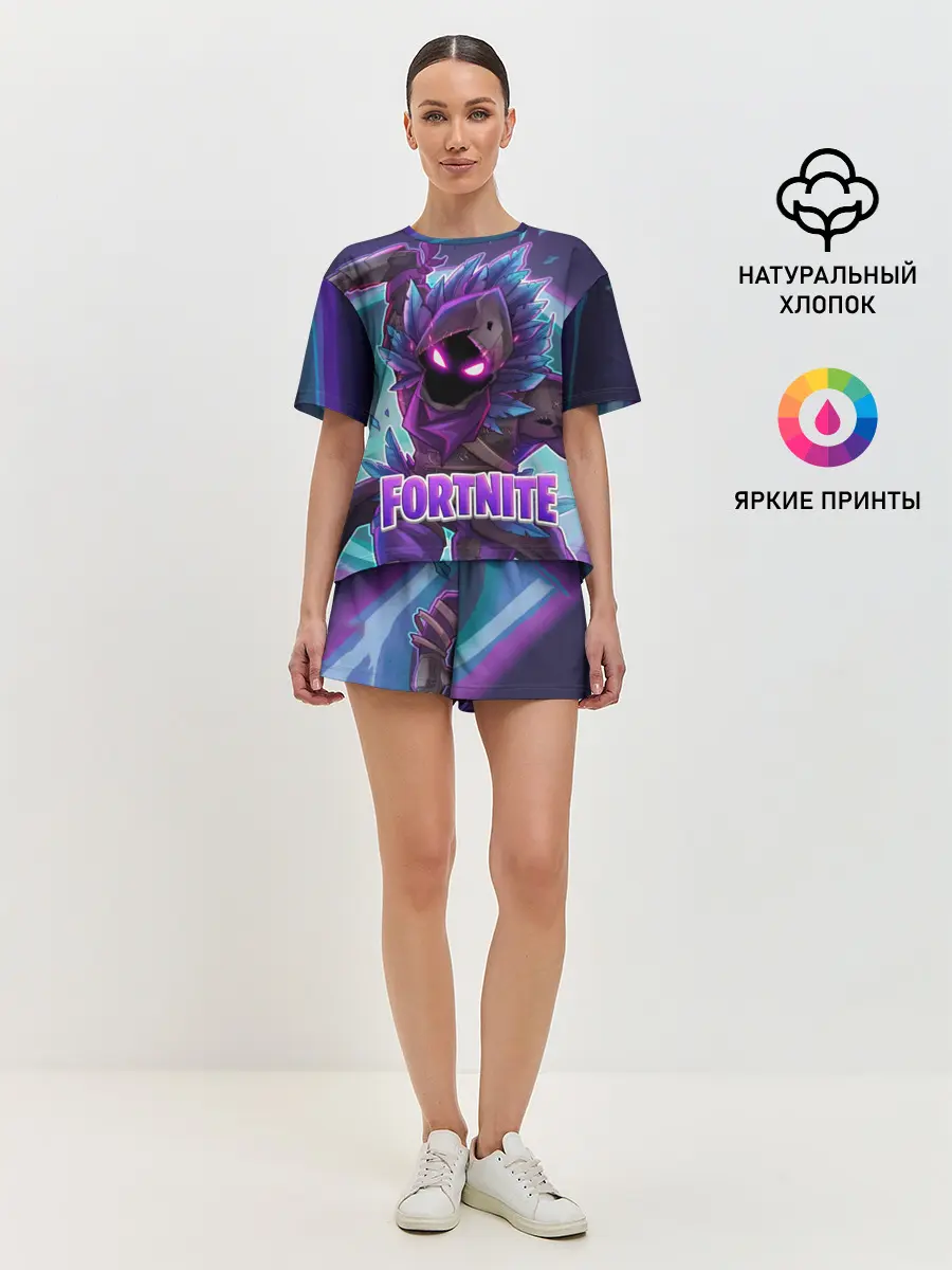 Женская пижама с шортами / Fortnite