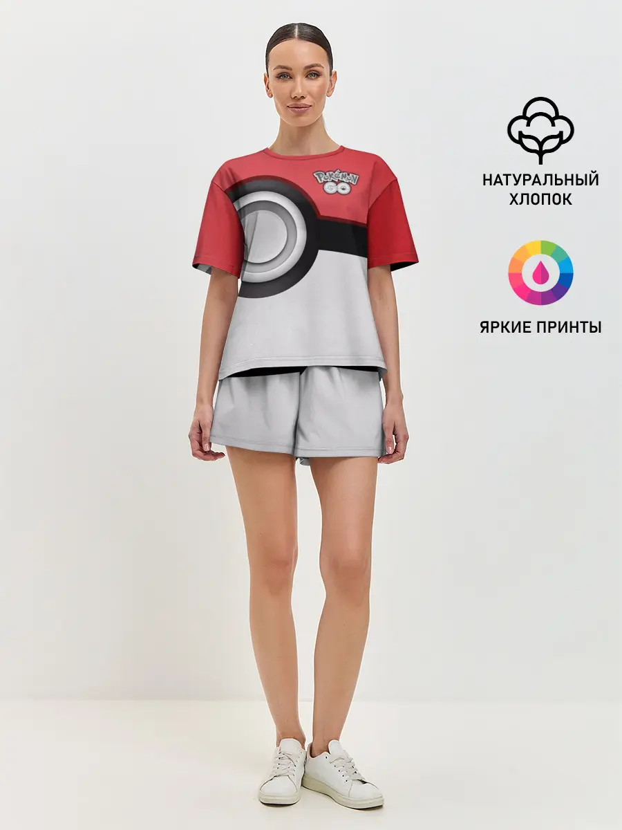 Женская пижама с шортами / Pokemon GO