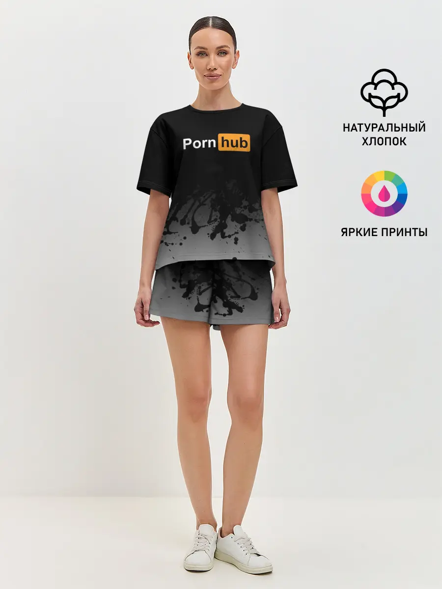 Женская пижама с шортами / Pornhub